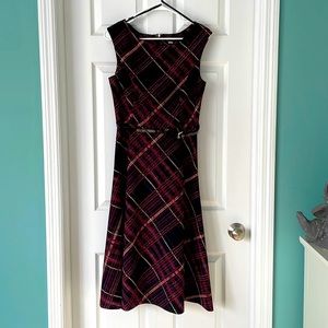 Tommy Hilfiger A Line Belted dress, Size 8
